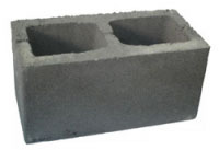 Блок пескобетонный 2-х пустотный стеновой СКЦ-1ЛГ D1350 М100 390x188x190
